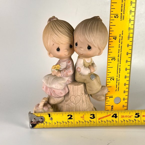 Vintage Precious Moments Love One Another Enesco Figurine 1978 Jonathan David - Picture 12 of 13